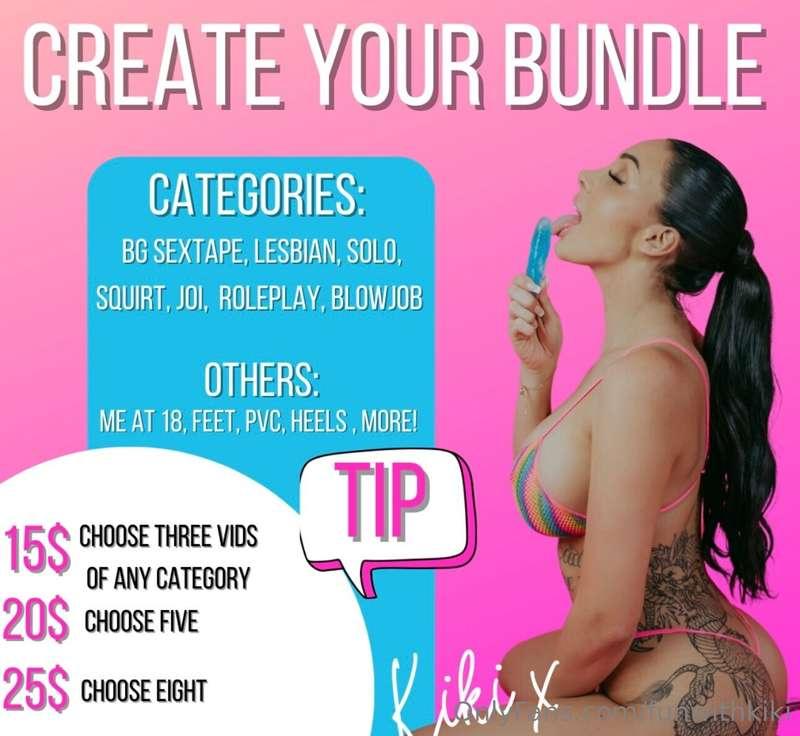 ***BUILD A BUNDLE***  $15 = CHOOSE 1 CATEGORIES $20 = CHOOSE..