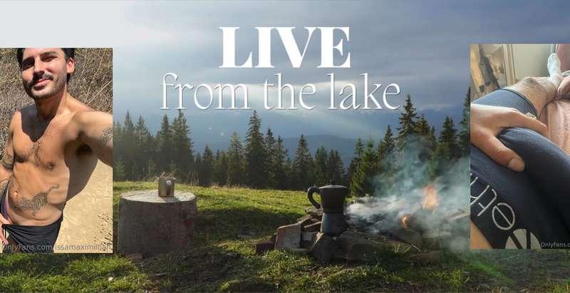 A FIRST FOR THIS PAGE!Im LIVE from the Lake!🏕️This week, I’m..