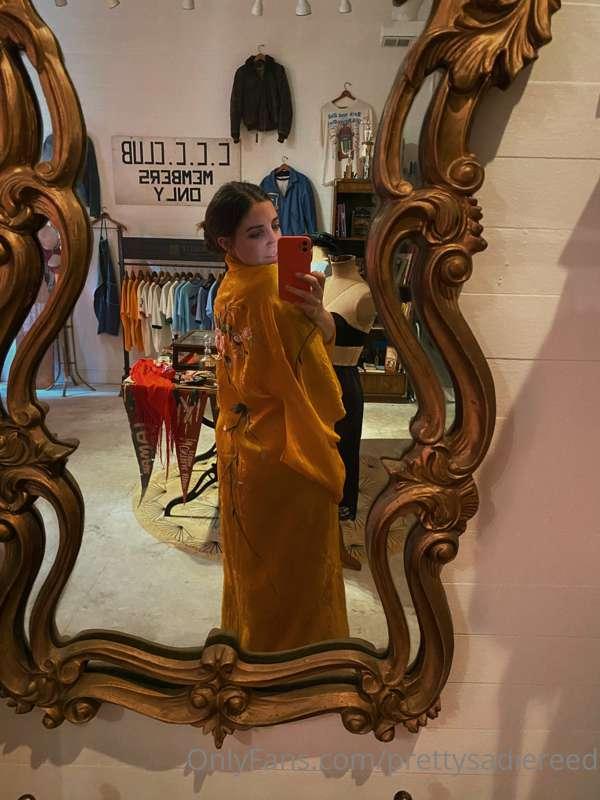 Our last kimono in the shop just sold! Glad I got to try it ..
