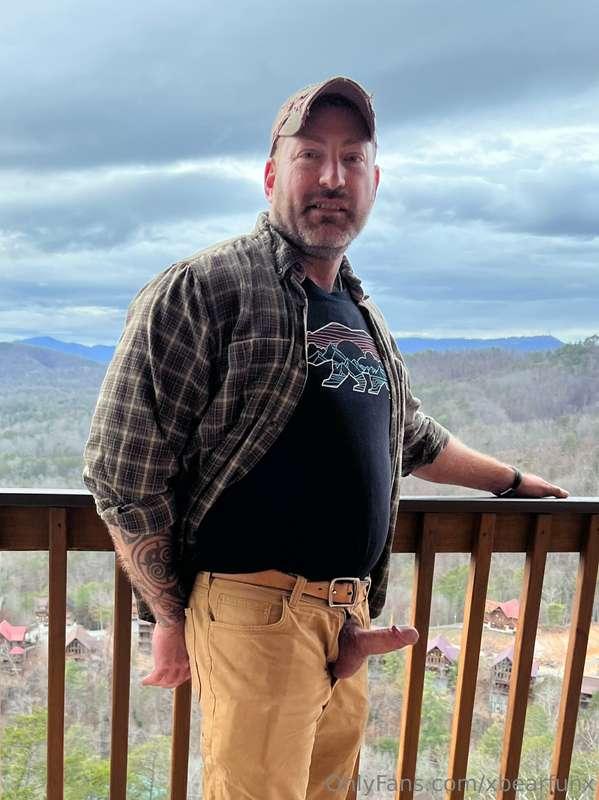 Went to the mountains. Another bear in the woods