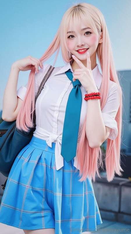 Are you a fan of Romantic Anime? me as "Marin Kitagawa" of D..