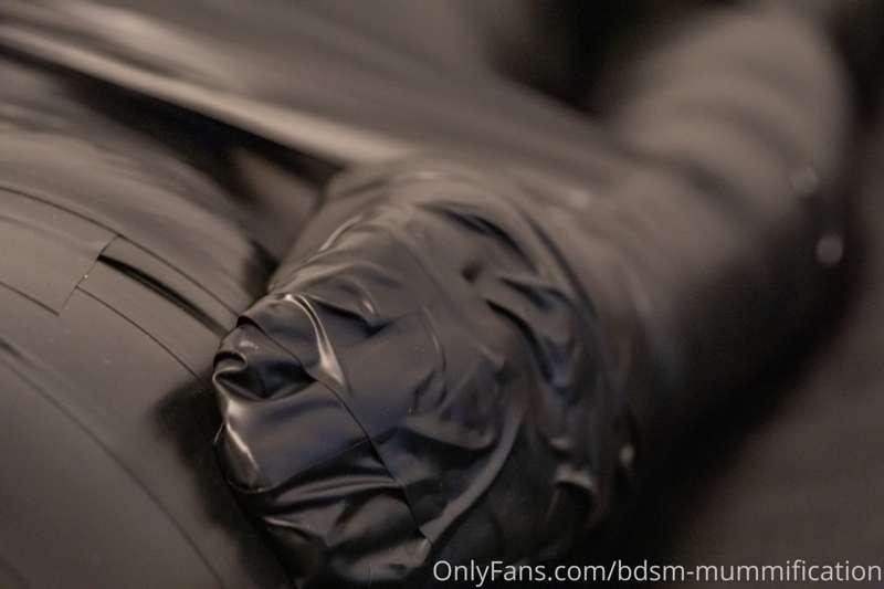 Lovely session with pvc directly on skin. See more at @bdsm-..
