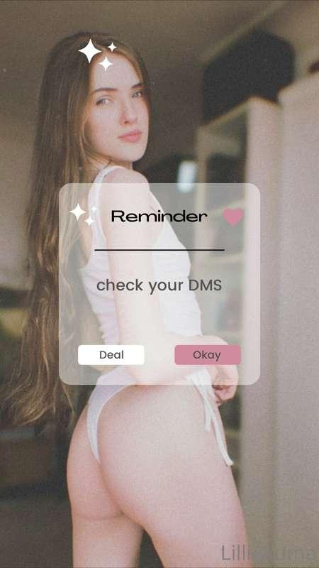 **Reminder** 💓
