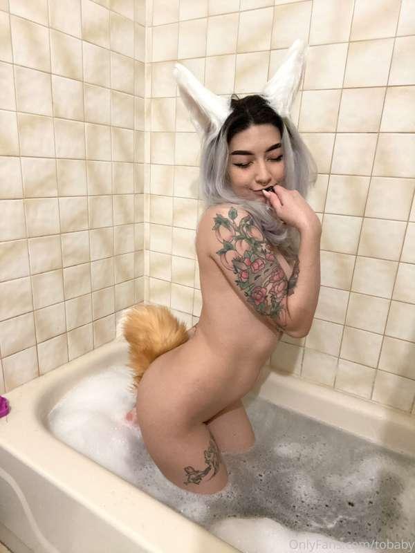 Can I please have a treat after my bath daddy? 💕🦴