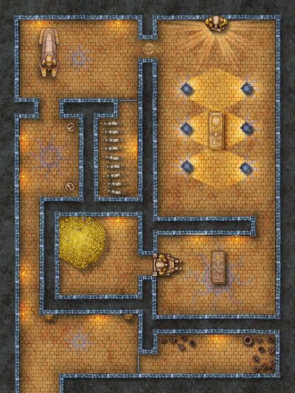 Pharaoh's Tomb - Foundry VTT & Fantasy Grounds 
