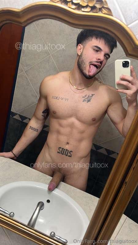 I see in your face that you want to eat all my dick, please,..