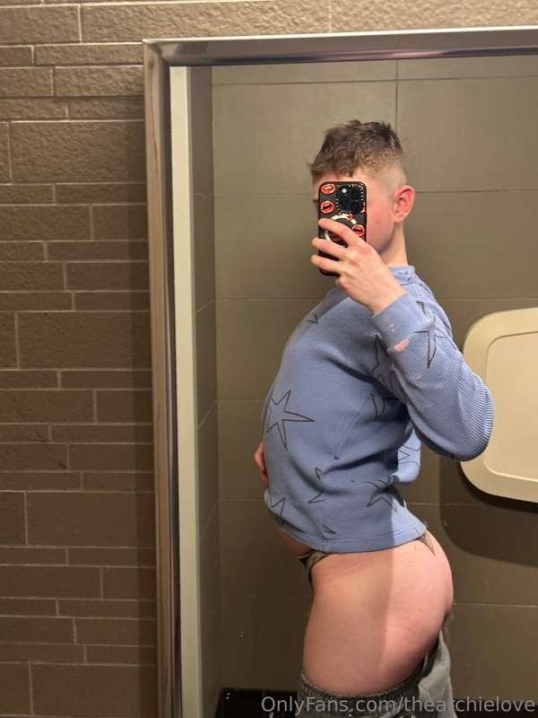 fuck me in a public restroom?