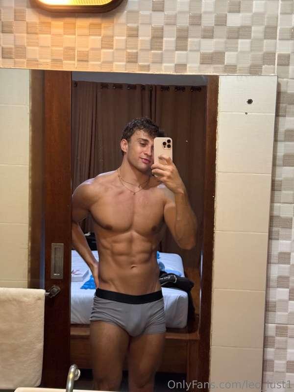 So are you going to have me facing the mirror or you when yo..