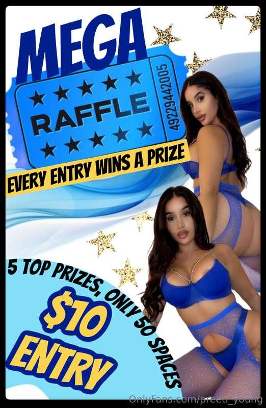 MEGA PRIZES TIP THE POST 🎟️😈❤️❤️EVERY ENTRY IS A WIN❤️ 5 CHO..