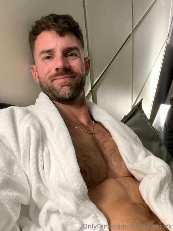 Sunday morning.. In a robe playing with myself ;)
