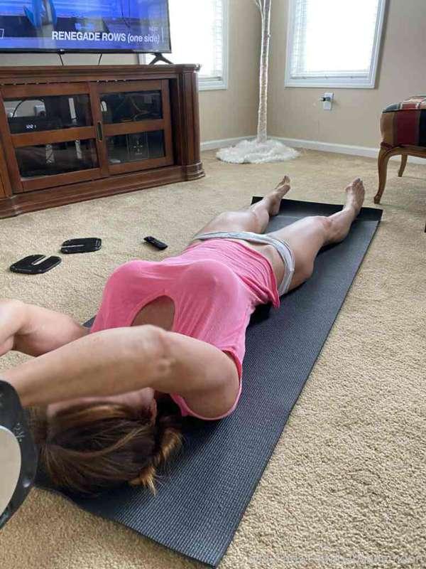 Working out is not "pretty-time" for me and it is exhausting..