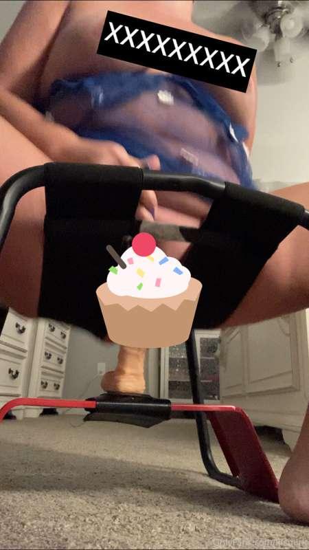 Please watch me fuck my pussy… it’ll make me cum even harder..