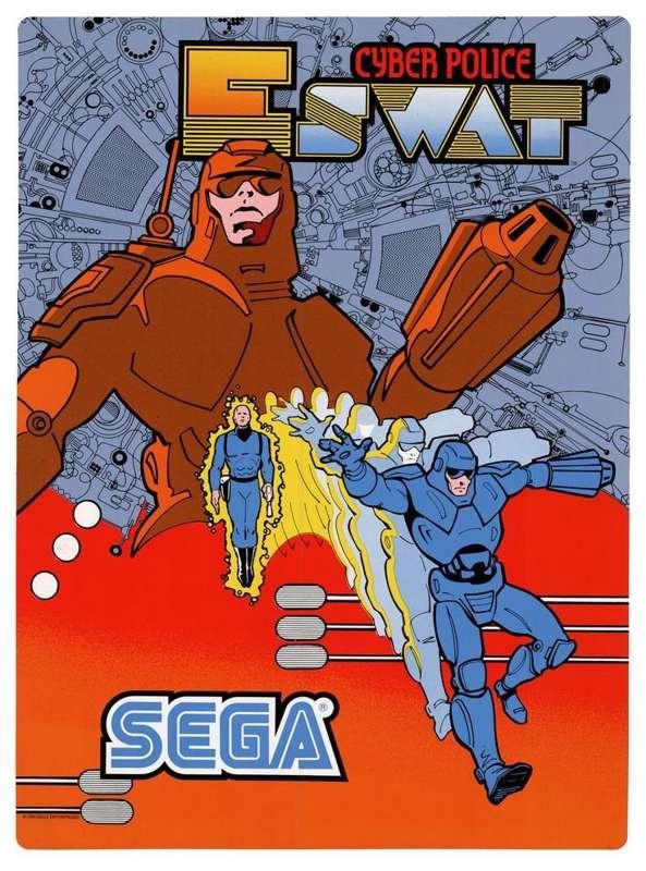 Retro Art Gallery | ESWAT Flyer | SEGA (1990)