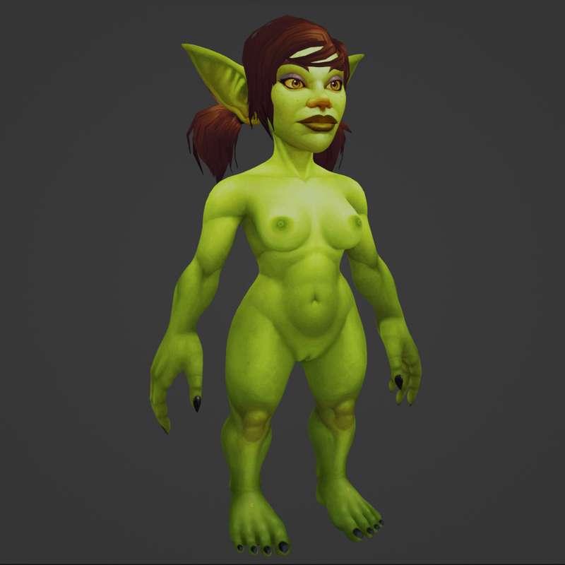 [WIP] Big tiddy goth goblin!