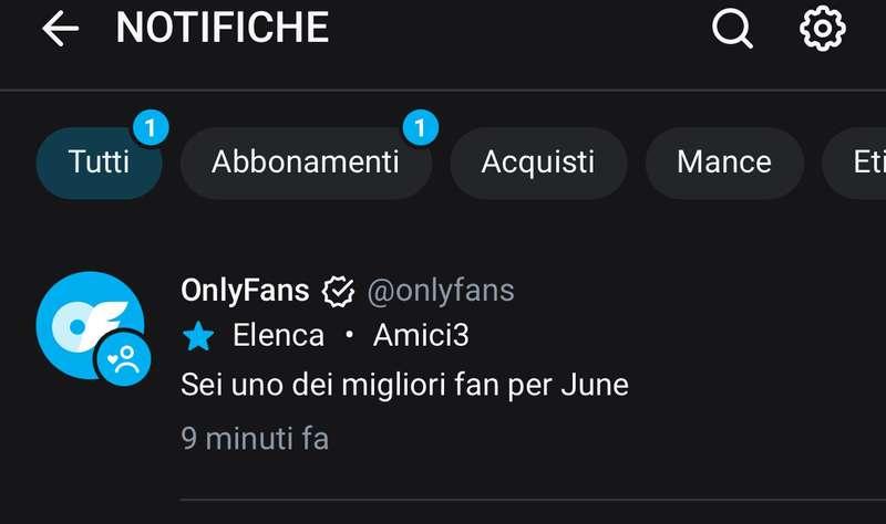 Se OnlyFans ti dice che sei una delle top creator del mese, ..