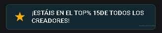❤🍾Guys we reach the top %15!!!🍾❤ 🌟Let's go for top %10🌟