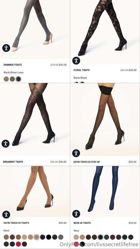 Wolford wishlist!! See a pair you’d like to see me in? I’m m..