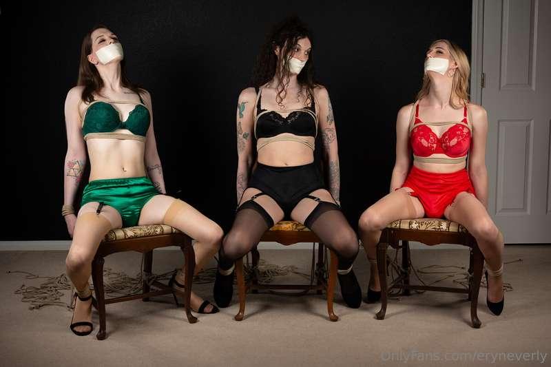 Tied up and gagged with @rachaelbelle and @awwtumdabottom