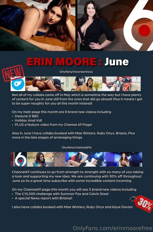 June Update!! - Have a look at what's coming up on my two pr..