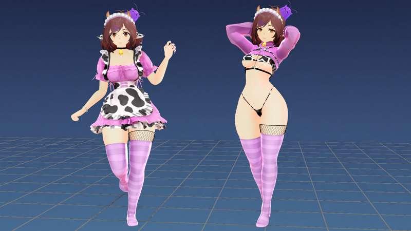 MMD Centi Adult Cow