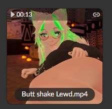 Butt shake with cocka reveal 0w0