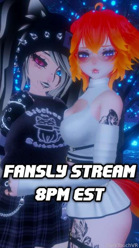 I am excited to announce the stream for tonight at 8PM EST!
The wonderful and hot @Tiki_VR will join us! 🖤
We can't wait to see you there~