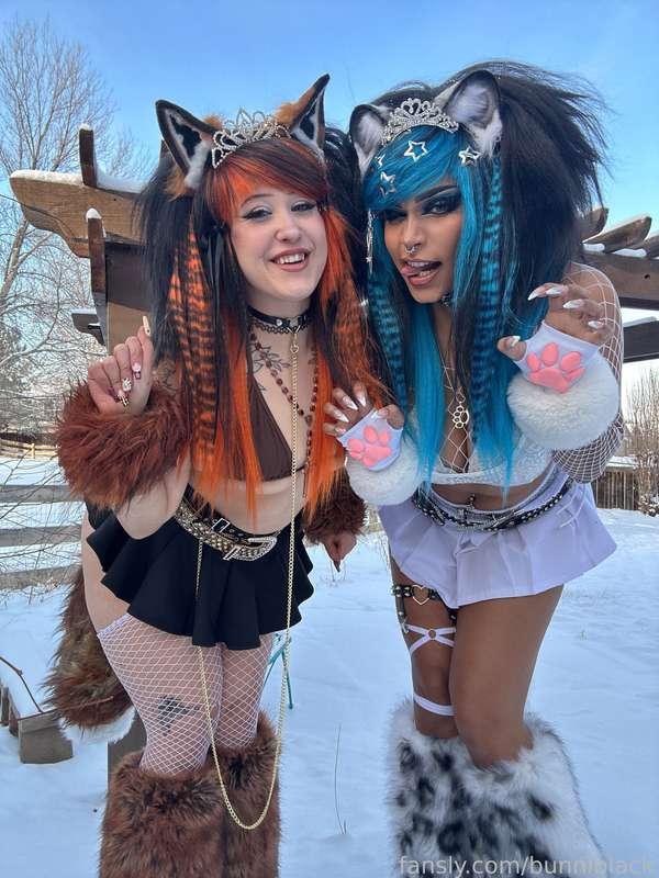 Can you handle both of us at once?~ ;)

ft @fayebunni 

TAGS:
#bunniblack #itsbunniblack #ebony #black #slim #lightskin #tan #mixed #cute #sexy #model #cosplay #alt #lingerie #alternative #fetish #costume #roleplay #lgbt #bisexual #bigtits #tits #anime #weeb #bignipples #faketits #busty #boobs #bigboobs #bimbo #scene #scenequeen #emo #alt #leopard #snowleopard #rawr #rawrnie #snow #whitehair #elf #darkelf #hentai #sheer #dnd #rouge #fantasy #mimic