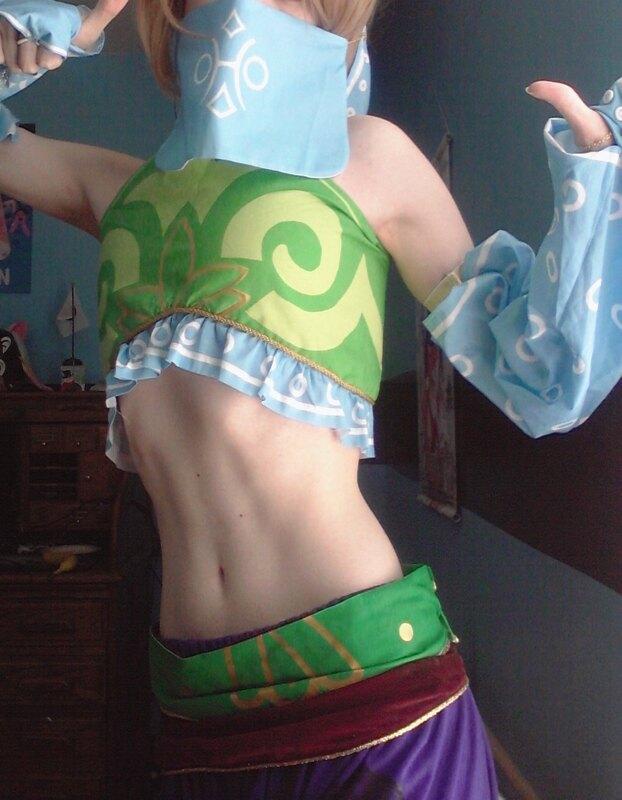 Gerudo Link is such a cutie~ Showing tum is the lewdest thin..