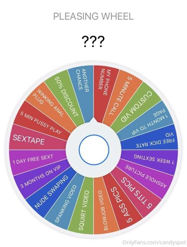 COME PLAY WITH ME 😈

$15 - One spin
$25 - Two spins
$30 - Th..