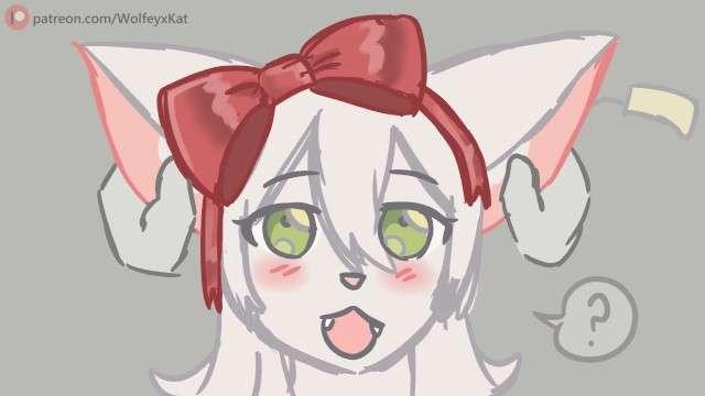 Christmas Kitten (Sketch Animation)