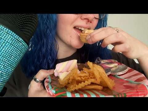📣 EARLY ACCESS 📣 ASMR Eating Christmas Goodies [Cookies, Mince Pie, Crisps Etc] 🍪🥧
