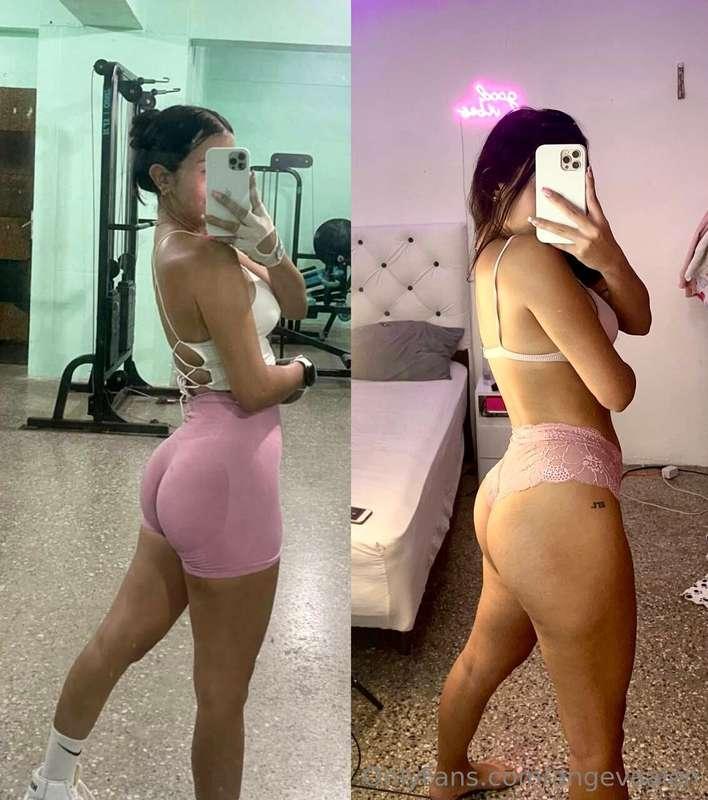 Vieron que el gym está haciendo efecto? 😈😈
