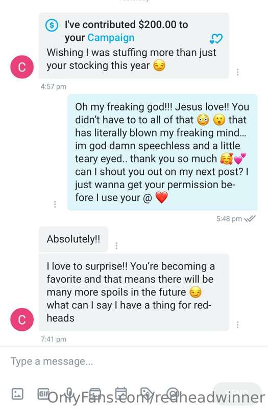 I just wanna give a HUGE shoutout to a very special fan of m..