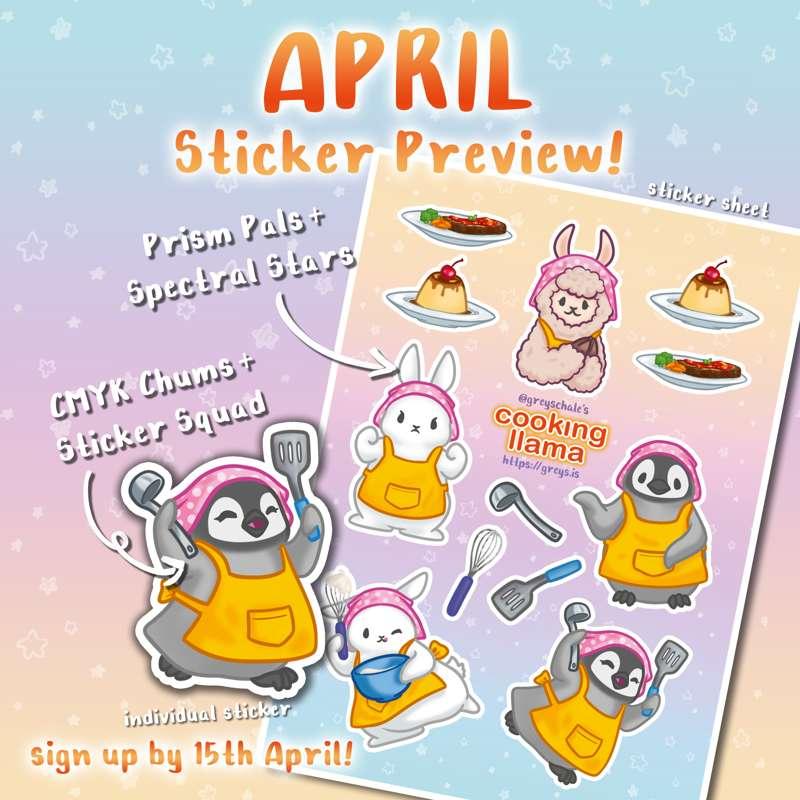 Apr 2025 Sticker Preview & Forecast!