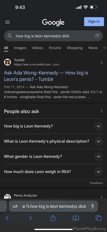 Oh the things I google…