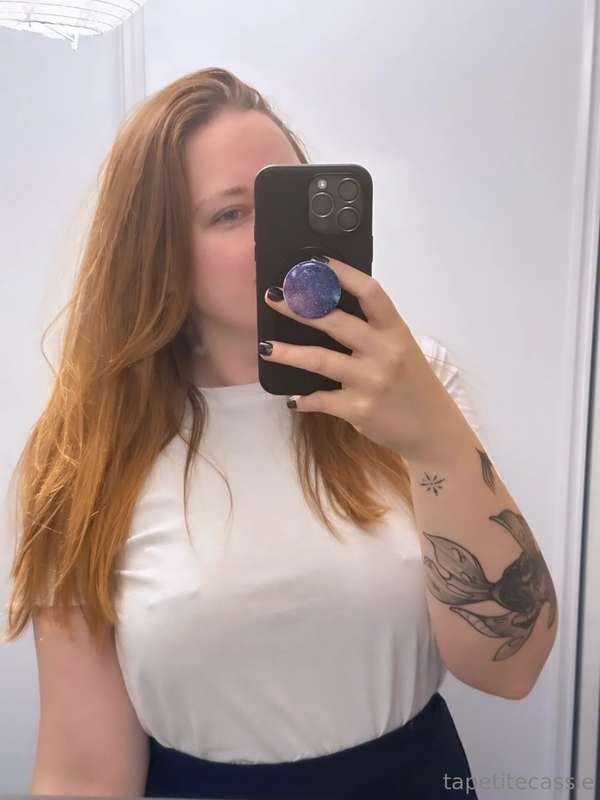 Mitigée sur le choix du tee shirt vu la pluie aujourd'hui 🥲💗..