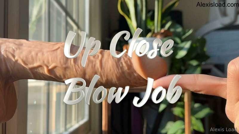 💋 Up Close Dildo Blowjob in 4K 💋Get an ultra-intimate view a..