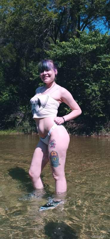 Spent about 3 hours at the water. 💦
Nature baby non the less..