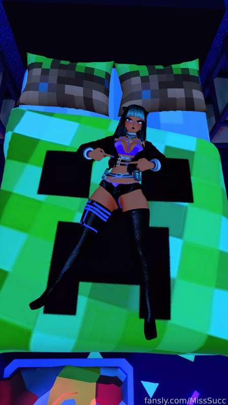 👉👈 Hope you don't mind that I put your Minecraft bed next to mine.
