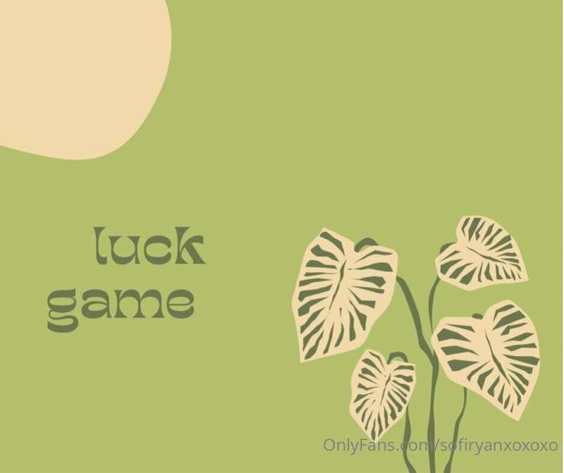 Brand new game in your inbox NOW 🍀 everyone is a winner !🍀
