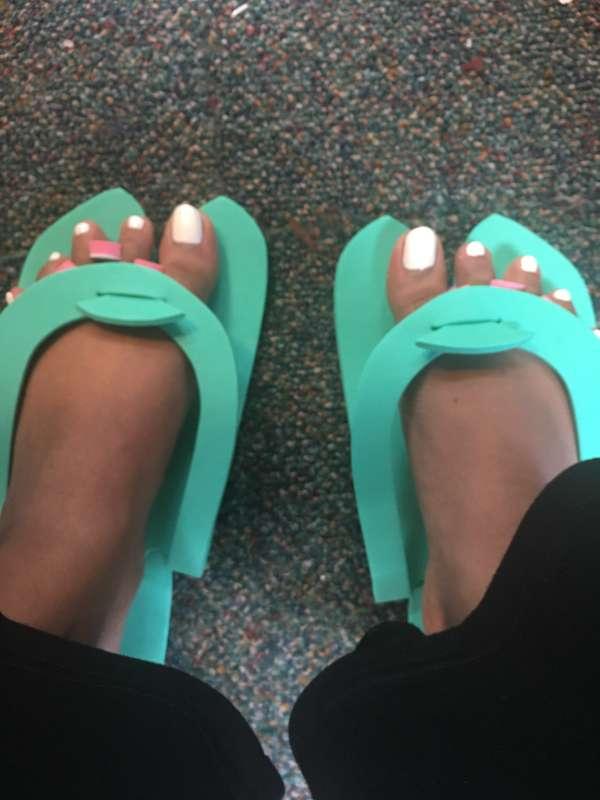 My white toes