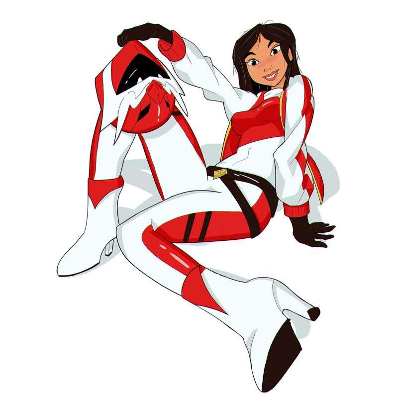 Mulan x Red Ranger
