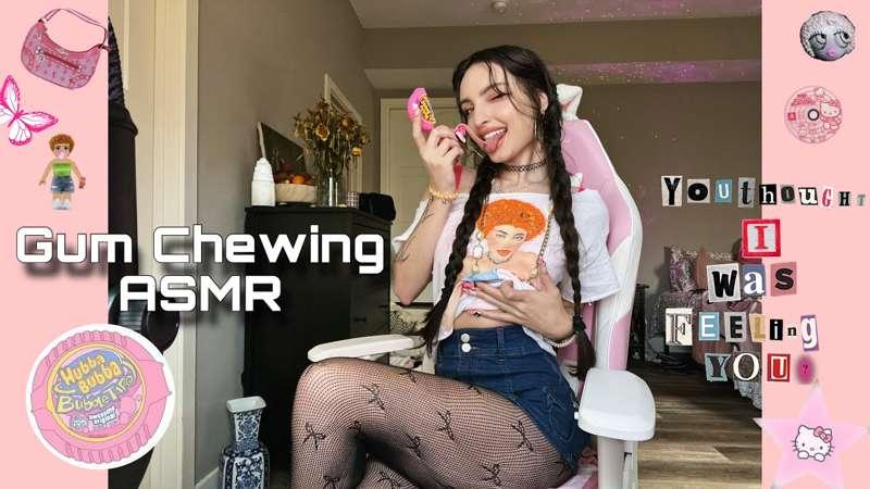 Early Release: Gum Chewing ASMR w/ Intense Mouth Sounds, Extra Long Nail Tapping, Fabric Scratching, Rambles +