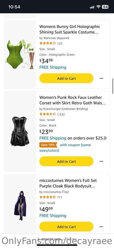 Guysss!! I just added some hot cosplay items and more to my ..