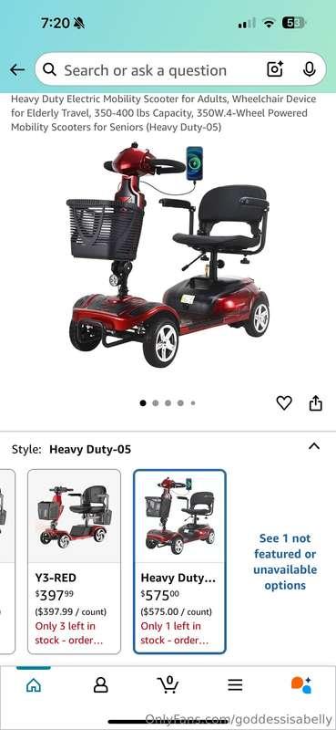 My fat ass broke my ankle recently and I need to keep off of..