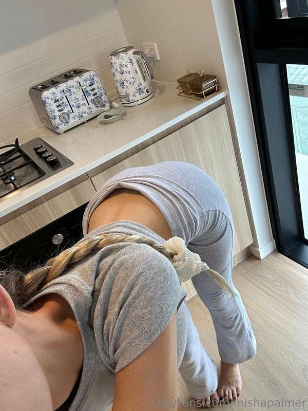 Would you spank me as you’re passing me by in the kitchen? 🩶