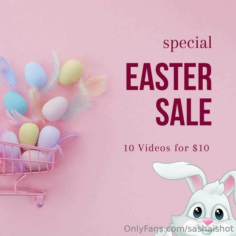 𝗗𝗢𝗡𝗧 𝗠𝗜𝗦𝗦 𝗧𝗛𝗜𝗦 🐣 EASTER SALE 🐰 $10 FOR 10 FULL LENGTH VIDEOS..