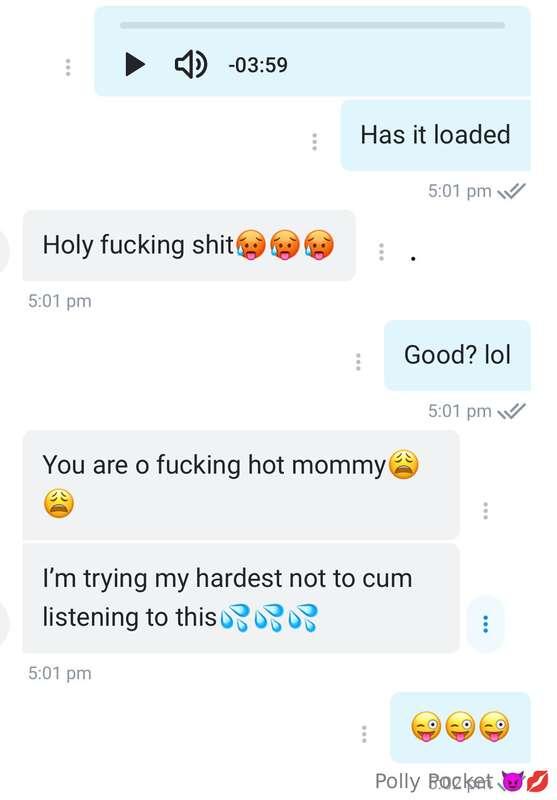 I guess audio dirty talk is a real hit 😜💁🏼‍♀️

Telling you w..
