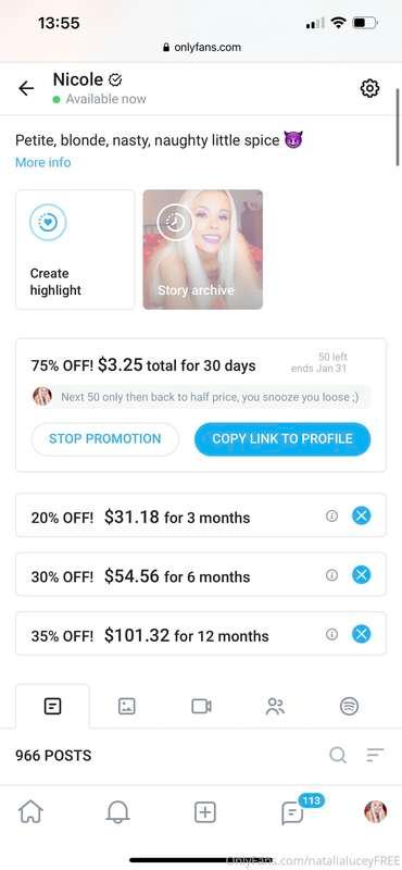 50 spaces for just $3 - be quick before they’re gone ;) @blo..