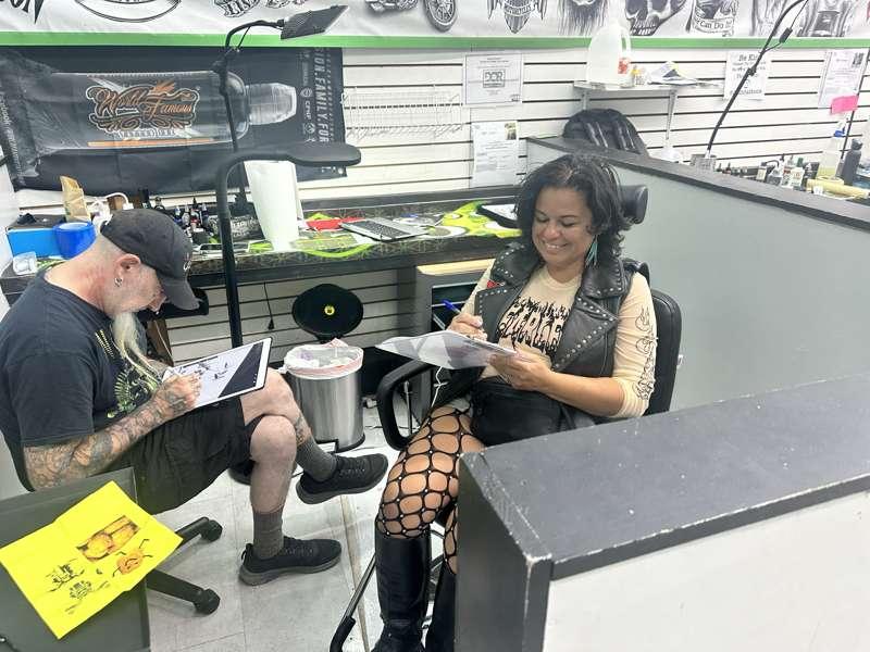 Diana didn’t try to talk me out of getting a new Tattoo!!! 